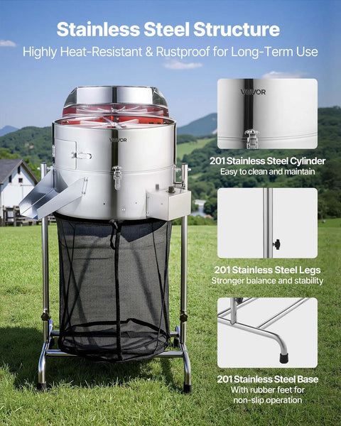 Electric Bud Leaf Trimmer With Tilted 18 Inch Frame Pro Grade Sharp Stainless Steel Blades Adjustable Speed Machine outdoors