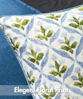 Outdoor Floral Pillow Covers Waterproof 20x20 Blue Green Canvas Polyester With PU Coating For Garden Patio Couch And Poolside Boho Farmhouse Decor Vibe For Indoor And Outdoor Use Weather Resistant Easy Care, blue-green floral print on couch