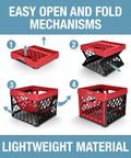 Heavy Duty Collapsible Soft Sided Cooler With Premium Leakproof Liner Big Capacity Beach Tote, folding crate instructions.
