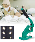 Grommet Tool Kit Hand Punch Press With 3 Die Sizes and 900 Eyelets for fabric use in sewing environment