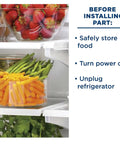 Refrigerator Evaporator Fan Motor WR60X26866 WR60X26033 Replacement Keeps Your Fridge Cold installation preparation