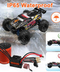 Beefed Up 1/10 Scale Brushless RC Motor And 60A ESC Combo With 4370KV F540 Sensorless Motor, Programming Card, IP65 Waterproof And Dustproof for off-road RC truck
