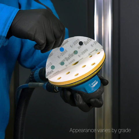 Super Buflex Flexible Polishing Discs Starter Kit With 15 Holes And Interface Pad For Fast Cutting From K2000 To K3000
