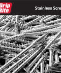 Kick Butt 305 Stainless Steel Star Bugle Head Deck Screws Built For Cedar Siding And Composite Decks 10 Gauge x 3 Inch in bulk.