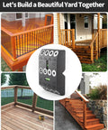 Multi Angle Cable Railing Drill Guide Jig With Built In Bubble Level For Deck Posts And Stair Railings on wooden deck with railings.