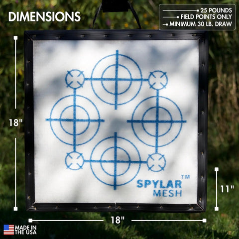 Large Archery And Crossbow Target For 400 FPS Easy Arrow Removal Durable Spylar Facing Weatherproof Cover And 200 Plus Aim Points