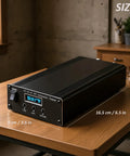 Wideband 1.8 To 50 MHz Antenna Tuner For Ham Radios And Field Ops, 200W Auto Shortwave Tuner With OLED Display on table