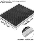 3 Pack Range Hood Filter Replacement 8.7 X 10.5 Inch Aluminum Charcoal Combo Filter for Broan size diagram