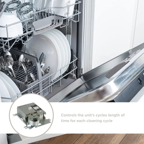 Dishwasher Timer Replacement WD21X10474 Compatible With Multiple Models OEM Authorized Aftermarket Part Black Built To Last