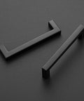 10 Pack 5 Inch Square Cabinet Handles Matte Black Drawer Pulls For Cabinets And Cupboards Center To Center 5 Inch Mounting Holes