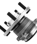 Side view of Pair Rear Wheel Bearing And Hub Assembly For Mazda 3 2004 To 2013 And Mazda 5 2006 To 2017 with 5-bolt features