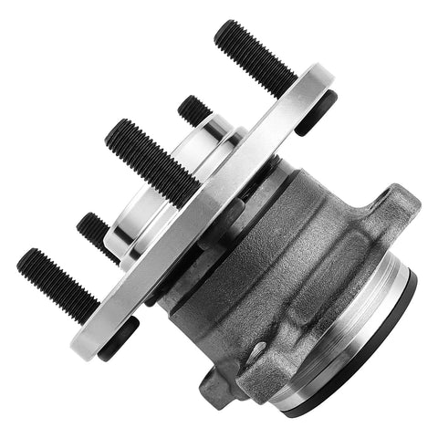 Side view of Pair Rear Wheel Bearing And Hub Assembly For Mazda 3 2004 To 2013 And Mazda 5 2006 To 2017 with 5-bolt features