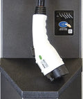 AutoCoil Level 2 EV Charger With Automated Cable Retraction, 208-240V 40A 9.6 kW shown with cable retracted in unit