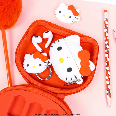 Hello Kitty Nintendo Switch Cartridge Case Zip Storage Wallet 36 Game Capacity With 12 Slots For 3 Cartridges Each Portable Carry Case