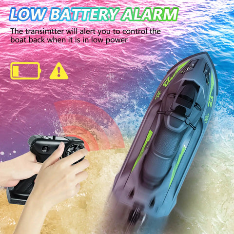 High Speed RC Boat For Kids And Adults With Jet Pump Propulsion 20 KMH Shallow V Hull Hidden Propeller ABS Hull Pool And Lake