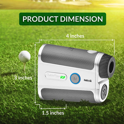 Handheld Golf Laser Rangefinder With Slope Compensation And Pin Flag Validation To Lock Down Precise Yardages On The Links For A Straight Shooting Round That Flows Smoothly