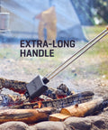 Cast Iron Pudgy Pie Maker For Campfire And Outdoors With Extended Handle Built For Easy Grilling Pre Seasoned Heavy Duty