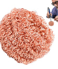 Top Grade Solder Tip Cleaning Brush Made With Heavy Duty Wire Sponge For High Temp Irons, showing copper steel sponge.