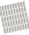 Heavy Duty Metal Expansion Anchors With Screws 50 Pack For Hollow Walls, silver M6x30 iron anchors and screws arranged on white background