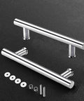 12 Inch Stainless Steel Double Sided Push Pull Door Handle H Shape Brushed Finish For Glass Doors And Wooden Doors 2 Pack