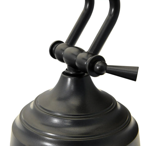 Close-up of the 12 LED Piano Desk Lamp With Dimmer In Oil Rubbed Bronze Perfect For Your Dope Home Studio Or Keyboard Desk Eye Friendly Lighting Ultra Low Heat Energy Efficient LEDs Last Over Fifty Thousand Hours Keeps Your Workspace Bright And Comfortable, showcasing adjustable joint in bronze finish.