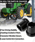 Kick The Dust With These Heavy Duty 12 Pc Suspension Bushings Upper Lower A Arm Isolators Fit John Deere Gator Xuv 625i 825i 855D 4x4 5E 6E 6D showing installation and maintenance tips.