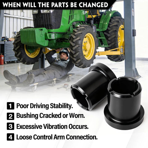 Kick The Dust With These Heavy Duty 12 Pc Suspension Bushings Upper Lower A Arm Isolators Fit John Deere Gator Xuv 625i 825i 855D 4x4 5E 6E 6D showing installation and maintenance tips.