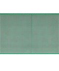 Double Sided PCB Prototype Board Set 9cm By 15cm Universal Printed Circuit Boards For Hands On Soldering And Breadboard Projects Green Durable Pack Of 2, showing top view of one board.