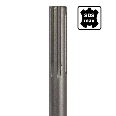 3/4 Inch SDS MAX Ground Rod Driver Bit for Rotary Hammer Drills close-up view of shank with SDS Max label, hardened steel, heavy duty