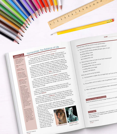Open Grade 7 Science Workbook For Middle School Covering Natural Earth And Life Sciences With Hands On Research Activities