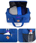 Underseat Personal Item Duffle Bag Measures 17 By 10 By 9 Inches, Fits Major Airlines Like Spirit JetBlue Frontier American Navy