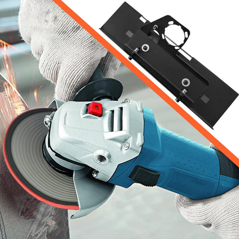Tile Beveling Tool With Adjustable 45 Degree Stand And Built In Dust Removal Beveling Machine For Marble, Ceramic, Stone Home Workshop DIY Projects Pro Grade For Beginners And Hobbyists, shown during operation and disassembled.