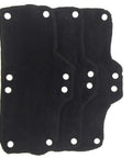 Soft Velvet Terry Cloth Sweatband For Hard Hats 3 Pack Washable Snap On Liner Black Absorbs Sweat Keeps Your Head Dry