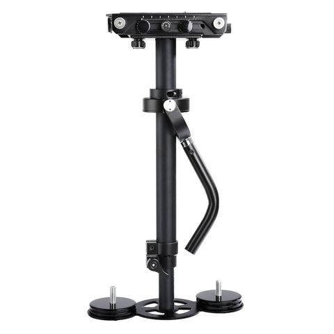Telescoping Video Stabilizer System With Quick Release Plate And Micro Balancing For DSLRs And Camcorders Up To Four Point Four Pounds