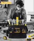 229 Piece Household Tool Set With 14 Inch Storage Bag Complete Home Repair Kit Includes pliers, wrenches, level, and more