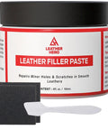 Leather Repair Filler For Holes, Tears, Cracks And Scratches On Car Seats, Furniture, And Shoes Flexible Paintable Crack Repair 100 mL jar