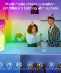 Couple by 61 Inch RGBWW LED Floor Lamp For Living Room And Bedroom Color Changing Dimmable Ambient Light
