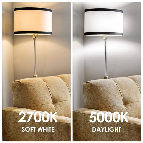 Super Bright 150 Watt LED Light Bulb A21 Daylight 5000K Non Dimmable 2300 Lumens High Lumen Bulbs UL Listed 2 Pack