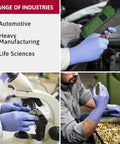 Disposable Nitrile Gloves Latex Free Powder Free For Cleaning Mechanics Automotive Industrial And Medical Tasks Violet X Large Box