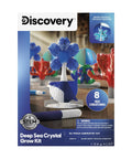 Deep Sea Crystal Grow Kit for Kids - 32-Piece STEM Chemistry Lab box with colorful sea creature crystals depicted