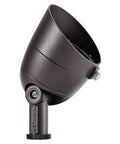 Landscape LED Accent Light 3.5W 3000K Warm White in Textured Architectural Bronze, side view, modern outdoor lighting fixture.
