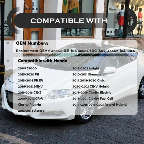 Image showing compatibility list for Brake Fluid Cap Replacement And Master Cylinder Cap For Honda Civic Accord Fit CRV S2000 And More OEM Style Reservoir Cap No Fuss Install Leakproof And Durable Car Maintenance Part For Honda Fans.