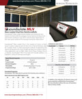 Heavy Duty Two Inch Thick Mass Loaded Vinyl With Foil Faced Quilted Fiberglass Decoupler Soundproof Barrier For Pipes Walls And Tanks Two Rolls Serving Up Two Seventy Square Feet Of Straight Up Big League Acoustic Noise Control Solutions displayed in a product chart layout.