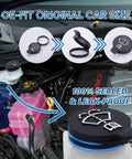 Two Pack Windshield Washer Fluid Reservoir Cap Leak Proof Seal Fits GMC Silverado Chevy Cadillac ATS Buick shown installed