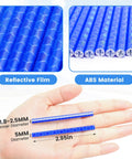 Reflective Bike Spoke Covers Set Of 72 Pieces Red White Blue Wheel Skins For 4th Of July ABS Material detail view