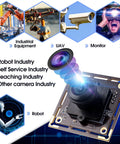 16MP Wide Angle USB Camera Module With 180 Degree Fisheye Lens for diverse industries and applications like robotics and VR.