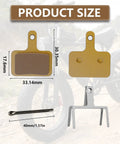 Metal E Bike Brake Pads For Ridstar Q20 Mini Q20 Lite H20 And Super 73 S1 S2 S R K1D ZX Z Adventure Series And Hikeep product size