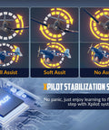 Xpilot stabilization system with assist modes for Brushless 4CH RC Plane F4U Corsair Stunt Model 500mm Wingspan With Gyro Stabilization RTF