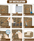 Step-by-step DIY installation guide for Smooth Out Your Backyard With This Top Shelf 120 Ft Wicker Repair Kit.