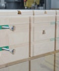 Woodwork bench using MatchFit Dovetail Track Nut Hardware 6 Pack For Jigs And Fixtures, Lock Down With Ease, Build Flexible Fences.